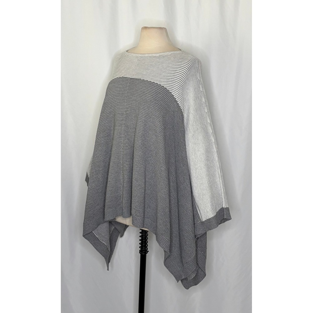 LULULEMON It All Lines Up Poncho Heathered Core Ultra Light Grey Medium Grey O/S - Picture 7 of 14